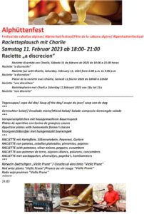 Alphüttenfest